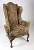 Queen Anne Walnut Wing Armchair, early 18th Century