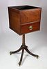 English Regency Mahogany Pedestal Decanter Stand, early 19th Century