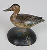A. Elmer Crowell Miniature Carved Pintail