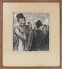 Honore Daumier (1808-1879) French, Lithograph