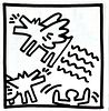 Keith Haring - Untitled (Flying Dogs)
