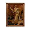 FRANCOIS GERARD (Roma, Italia 1770 - París, Francia 1837) NAPOLEÓN I REPRODUCCIÓN. Sin firma. Óleo sobre tela. 120 x 90 cm...