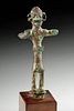 Ancient Canaanite Copper Standing Male Figure