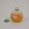 Chinese Painted Glass Snuff Bottle.