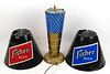 1956 Fisher Beer Heat Lamp Spinner Sign Salt Lake City, Utah