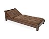 An Arts & Crafts oak day bed