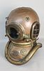 Antique 1920s Siebe Gorman & Co. London 6 Bolt Diving Helmet