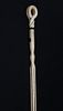 Rare Open-Carved Antique Whale Ivory and Whalebone Walking Stick, early 19th Century