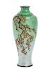 * A Japanese Cloisonne Enameled Vase Height 5 inches.