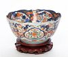 * A Japanese Porcelain Center Bowl Diameter of bowl 10 7/8 inches.