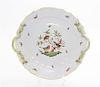 * A Herend Porcelain Serving Tray Diameter 14 3/4 inches.