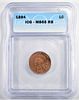 1884 INDIAN CENT  ICG MS-65 RB