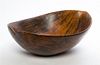 A Large Softwood Bowl Length 21 inches.