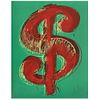 ANDY WARHOL,Dollar Green, Con sello en la parte posterior, Serigrafía 254 / 1000, 50 x 44 cm