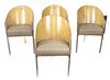Manner of Philippe Starck, Four Modernist Chairs