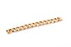 Fabulous Mid-Century 14K Heavy Gold Link Bracelet