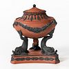 Wedgwood Rosso Antico Incense Burner and Cover