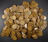 500 MIXED DATE CIRC WHEAT CENTS FROM THE 30'S