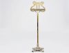 BRASS LYRE-FORM MUSIC STAND