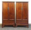 Pair Of Huanghuali Cabinets