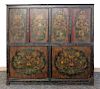 Tibetan Dragon Painted Cabinet