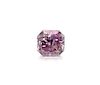 A 0.34 Carat Radiant Cut Fancy Deep Pink-Purple Diamond,