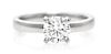 A 14 Karat White Gold and Diamond Solitaire Ring, 2.20 dwts.