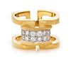 * An 18 Karat Yellow Gold and Diamond Ring, Tiffany & Co., 8.00 dwts.