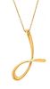 An 18 Karat Yellow Gold J Pendant, Elsa Peretti for Tiffany & Co., 1.60 dwts.