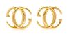 A Pair of 18 Karat Yellow Gold Earrings, Gucci, 6.70 dwts.
