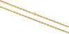 A Yellow Gold Faceted Anchor Link Longchain Necklace, 36.70 dwts.