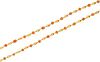 A Yellow Gold and Coral Bead Necklace, 17.00 dwts.