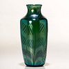 Orient & Flume Peking Green Iridescent Fishnet Vase 