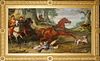 KING WILLIAM II HUNTING OIL PAINTING