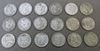 Collection of Morgan and Peace Silver Dollars (18)