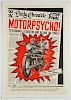 Vintage Russ Meyer Motorpsycho! Movie Poster