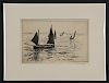 Richard Hayley Lever (American, 1876-1958) "Sailing", 1931