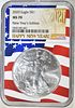 2020 AMERICAN SILVER EAGLE  NGC MS-70