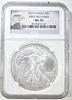 2012 AMERICAN SILVER EAGLE FR NGC MS 70