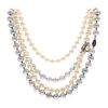 Two Cultured Pearl 14k, Sterling Silver Necklaces