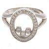 Chopard "Happy Diamonds" 18k White Gold Ring