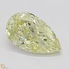 2.02 ct, Natural Fancy Light Yellow Even Color, VS2, Pear cut Diamond (GIA Graded), Appraised Value: $39,900 