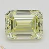 1.51 ct, Natural Fancy Light Yellow Even Color, SI1, Emerald cut Diamond (GIA Graded), Appraised Value: $21,400 