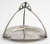 WMF Art Nouveau Silvered Pewter Dish