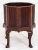 Queen Anne Style Mahogany Jardiniere 19th C.