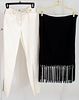 Escada Black Skirt & Escada Sport White Pants