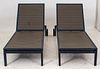 Modernist Reclining Lounge Chairs, 2