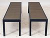 Modernist Outdoor Benches, 2