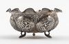 Silverplate Repousse Diminutive Footed Bowl