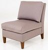 Jack Lenor Larsen Upholstered Slipper Chair